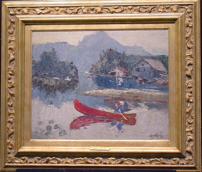 Lot 67 - Harry Hering American, 1887-1967 CANOEING IN...