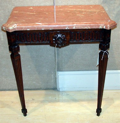 Lot 2637 - Italian Neoclassical Style Walnut Marble Top...