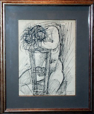Lot 84 - Marcel Gromaire French, 1892-1971 SEATED NUDE...