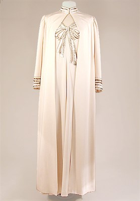 Lot 587 - Chanel Gown with Sequined Bow Ensemble