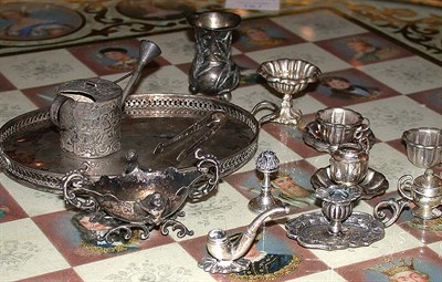 Lot 485 - Miscellaneous Group of Silver and Silver...