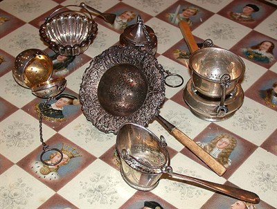 Lot 489 - Miscellaneous Group of Sterling Silver Tea...