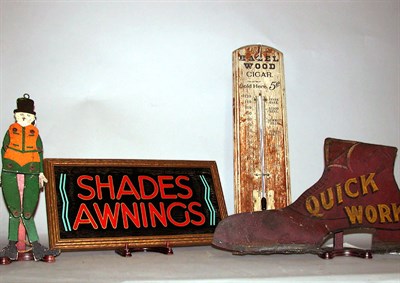 Lot 257 - Miscellaneous Group of Three Advertising Signs...