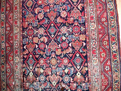 Lot 747 - Hamadan Runner Northwest Persia, first quarter...