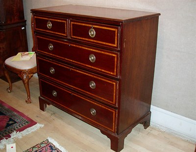 Lot 543 - George III Style Mahogany Chest of Drawers