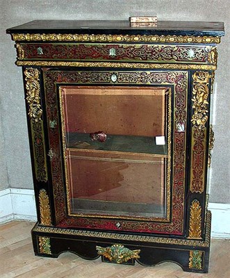Lot 357 - Napoleon III Boulle, Bronze and Ebony Single...