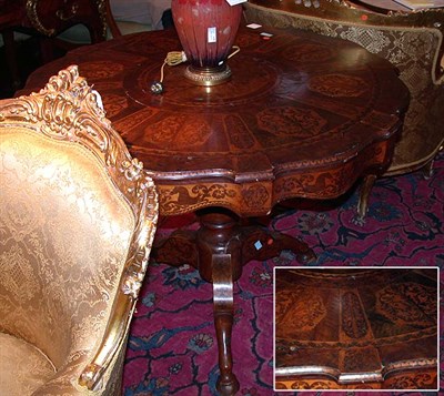 Lot 136 - Dutch Marquetry Inlaid Tilt Top Breakfast...