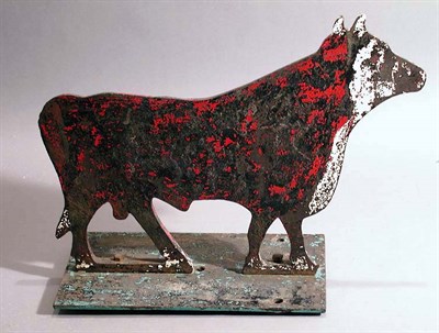 Lot 270 - Painted Cast Iron Mill Weight In the form of a...