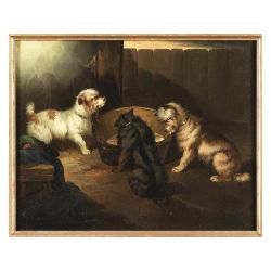 Lot 100 - Paul Jones British, 19th century TERRIERS...