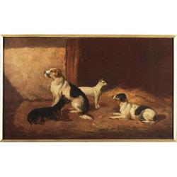 Lot 128 - James Thomas Wheeler British, 1849-1888 STABLE...