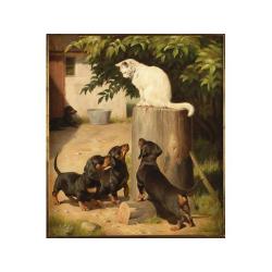 Lot 140 - Ejnar Vindfeldt Danish, 1905-1953 OUT OF REACH...