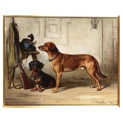 Lot 154 - Carl Reichert Austrian, 1836-1918 THE HUNTER'S...