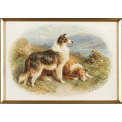 Lot 192 - Basil Bradley RWS British, 1842-1904 SETTERS;...
