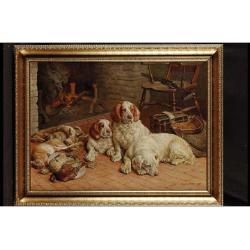 Lot 200 - Frank Paton British, 1856-1909 CLUMBER...