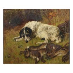 Lot 201 - Arthur Wardle RI British, 1864-1949 LEFT IN...