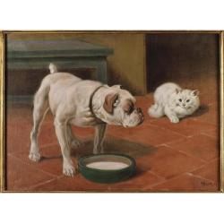 Lot 213 - Arthur Heyer German, 1872-1931 THE OLD AND THE...