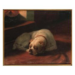 Lot 215 - Arthur Heyer German, 1872-1931 SOUND ASLEEP...