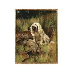 Lot 224 - Arthur Wardle RI British, 1864-1949 GUARDING...