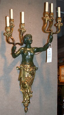 Lot 155 - Louis XVI Style Gilt and Patinated-Bronze...