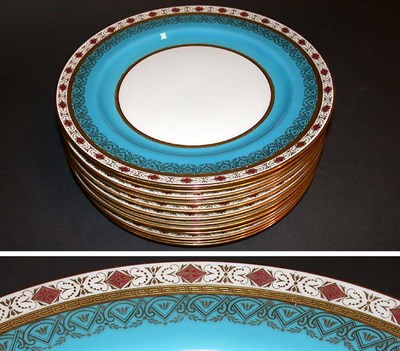Lot 643 - Set of Twelve Minton Porcelain Service Plates...