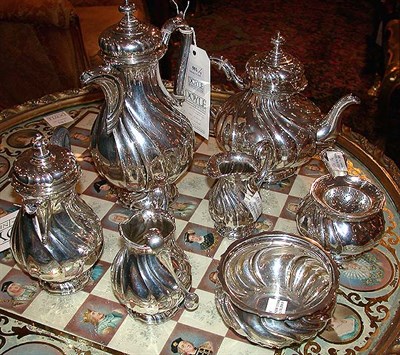 Lot 501 - Continental Silver Tea and Coffee Service...