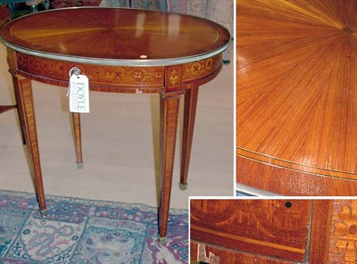 Lot 182 - George III Style Satinwood and Mahogany Side...
