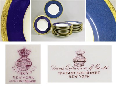 Lot 464 - Twelve Minton Porcelain Rim Soup Plates...