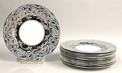 Lot 2264 - Set of Twelve Johnson Bros. Silver Transfer...
