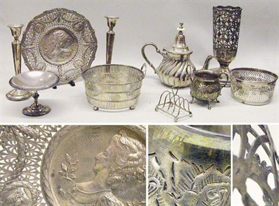 Lot 399 - Miscellaneous Group of Sterling Silver,...