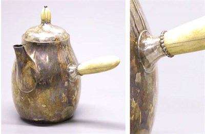Lot 267 - Georg Jensen Sterling Silver Teapot With ivory...