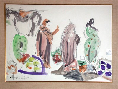 Lot 83 - American School 20th Century LADIES WITH...