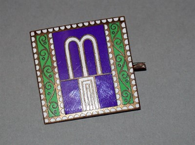 Lot 742 - Wiener Werkstatte 'Fountain' Brooch