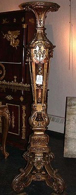 Lot 143 - Pair of Louis XVI Style Gilt-Wood Torcheres...