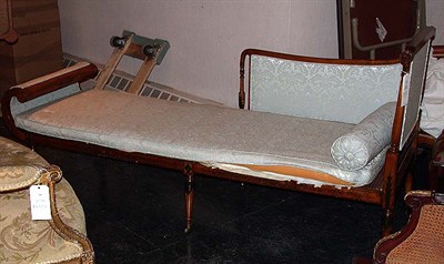 Lot 128 - Edwardian Painted Satinwood Upholstered...