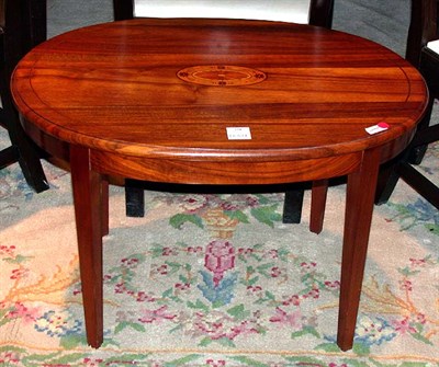 Lot 134 - Edwardian Style Marquetry Inlaid Satinwood...