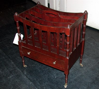 Lot 213 - Georgian Style Mahogany Canterbury