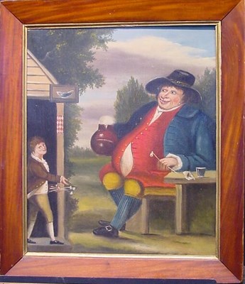 Lot 11 - British School 19th Century GIANT AT TAVERN...