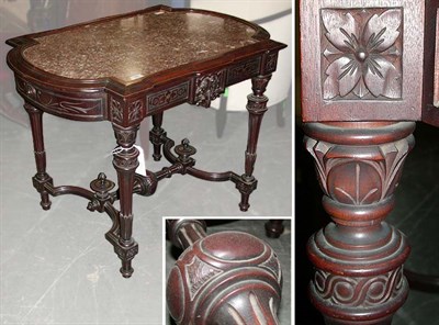 Lot 731 - Victorian Renaissance Revival Mahogany Center...