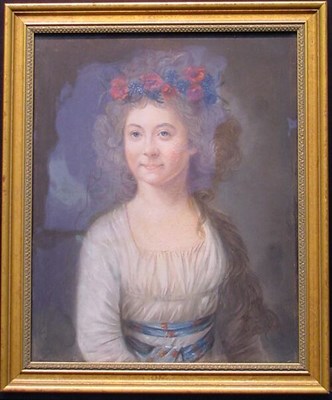 Lot 8 - Attributed to Adelaide Labille-Guiard PORTRAIT...