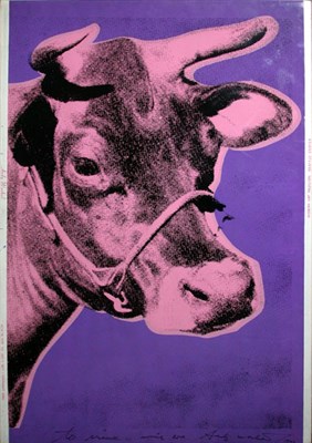 Lot 124 - Andy Warhol COW (FELDMAN 12A) Color...