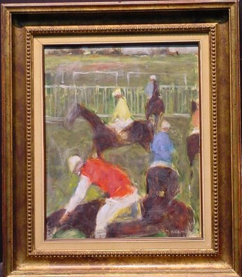 Lot 17A - Jacques Bartoli French, b.1920 JOCKEYS Signed...
