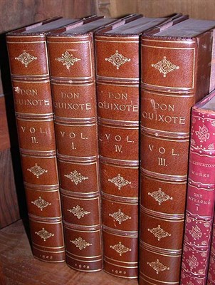 Lot 459 - [BINDINGS] CERVANTES, MIGUEL DE Don Quixote...
