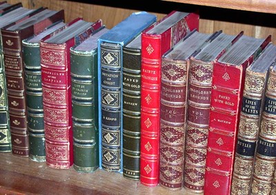 Lot 470 - [BINDINGS] Group of 18 vols. 8vo, bound in...