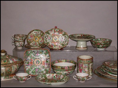 Lot 285 - Miscellaneous Group of Rose Medallion...