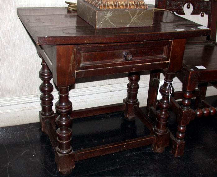 Lot 118 - Continental Fruitwood Side Table
