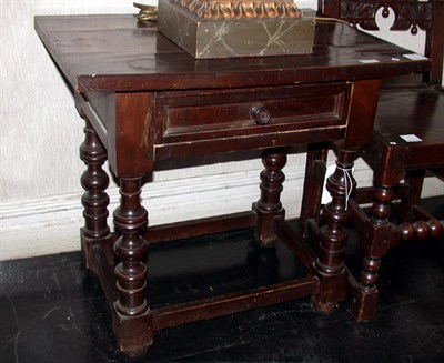 Lot 118 - Continental Fruitwood Side Table
