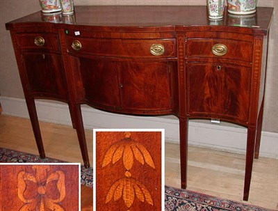 Lot 239 - Federal Style Inlaid Mahogany Sideboard...