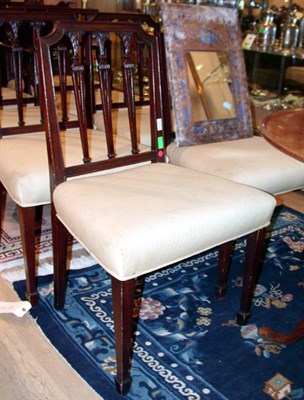 Lot 262 - Set of Eight Federal Style Upholstered...