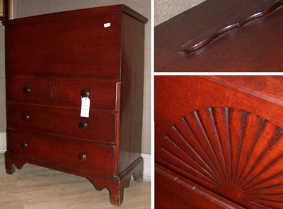 Lot 151 - Federal Maple Blanket Chest The molded...