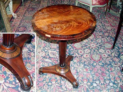 Lot 369 - Regency Mahogany Tilt-Top Table Early 19th...